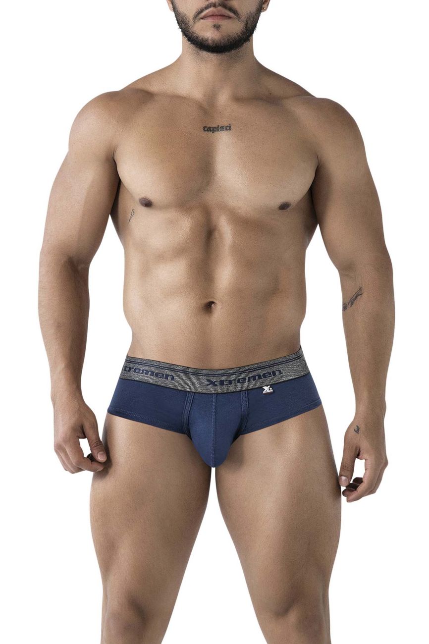 Xtremen 41315 Cotton Blend Briefs Color Navy - DealByEthan.gay loves Xtremen