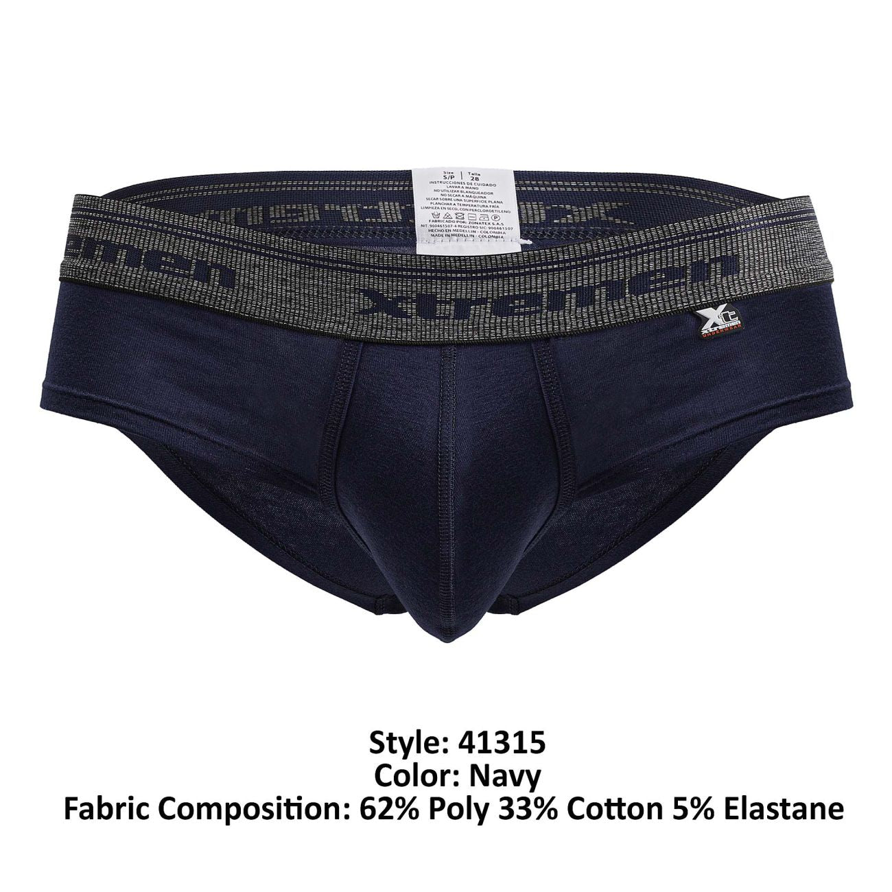 Xtremen 41315 Cotton Blend Briefs Color Navy - DealByEthan.gay loves Xtremen