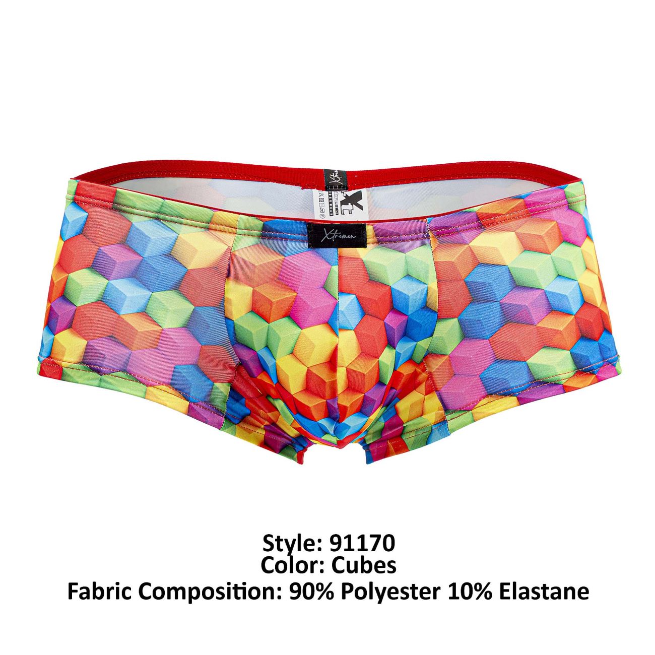 Xtremen 91170 Printed Trunks Color Cubes - DealByEthan.gay loves Xtremen