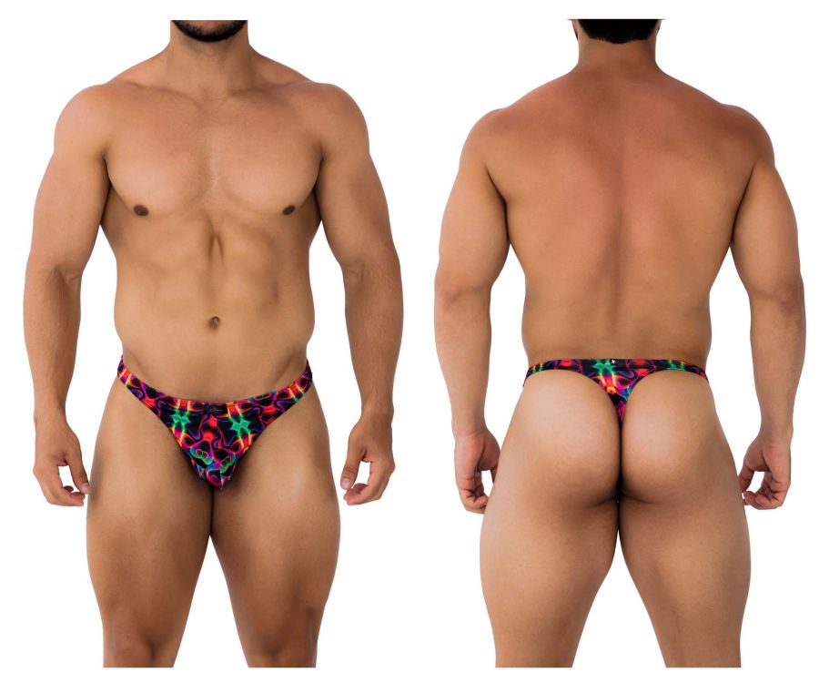 Xtremen 91171 Printed Thongs Color Bows - DealByEthan.gay loves Xtremen