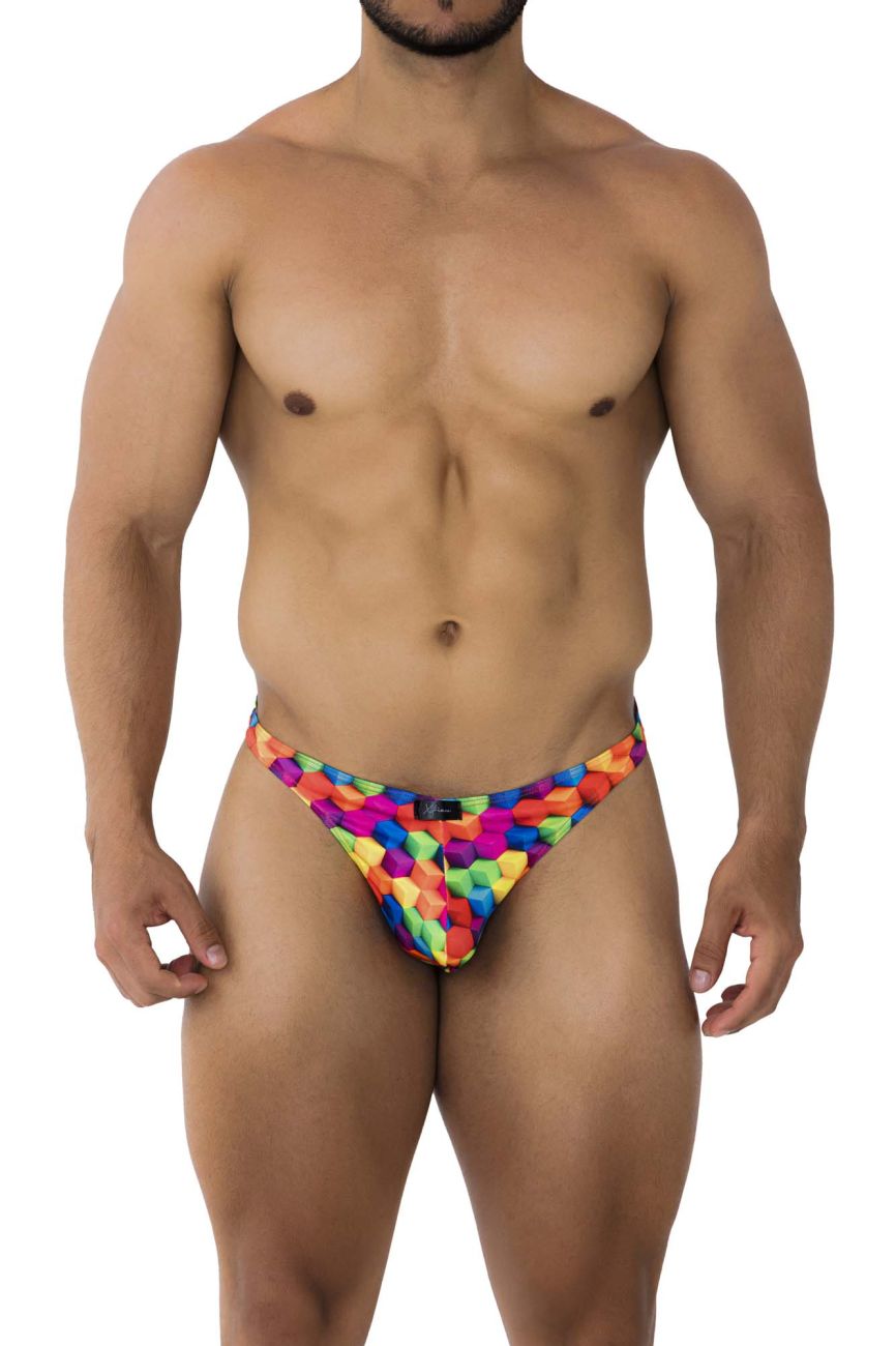 Xtremen 91171 Printed Thongs Color Cubes - DealByEthan.gay loves Xtremen