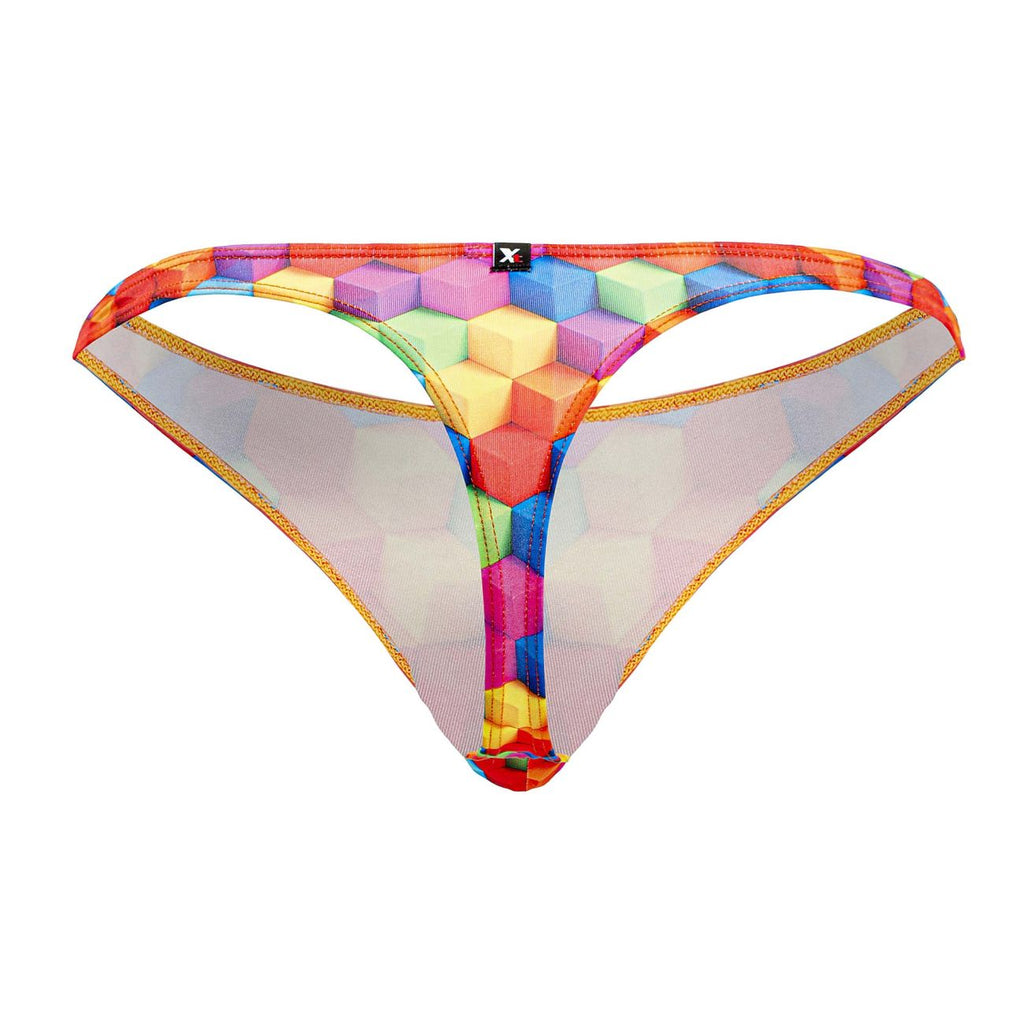 Xtremen 91171 Printed Thongs Color Cubes - DealByEthan.gay loves Xtremen
