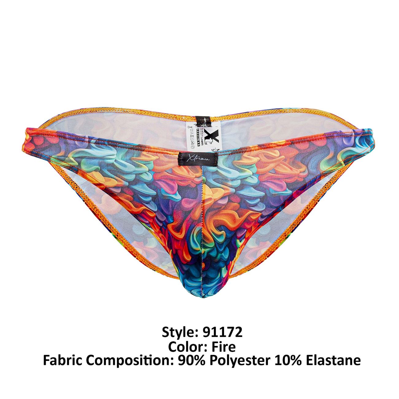 Xtremen 91172 Printed Bikini Color Fire - DealByEthan.gay loves Xtremen