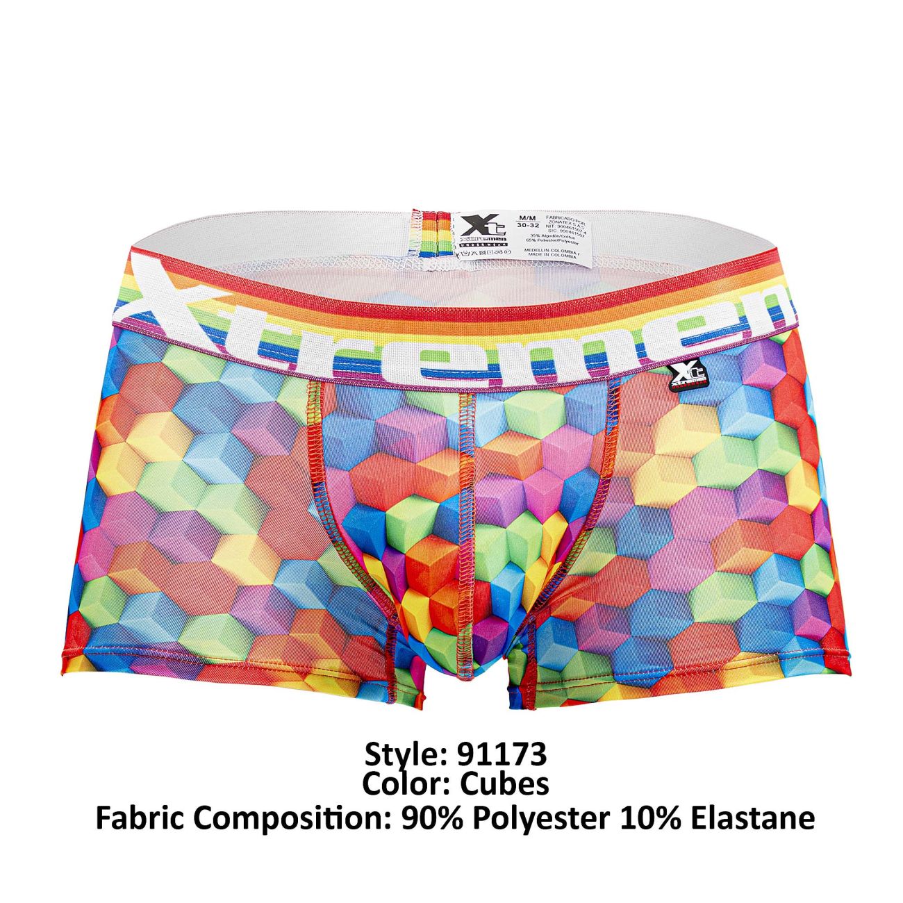 Xtremen 91173 Printed Trunks Color Cubes - DealByEthan.gay loves Xtremen