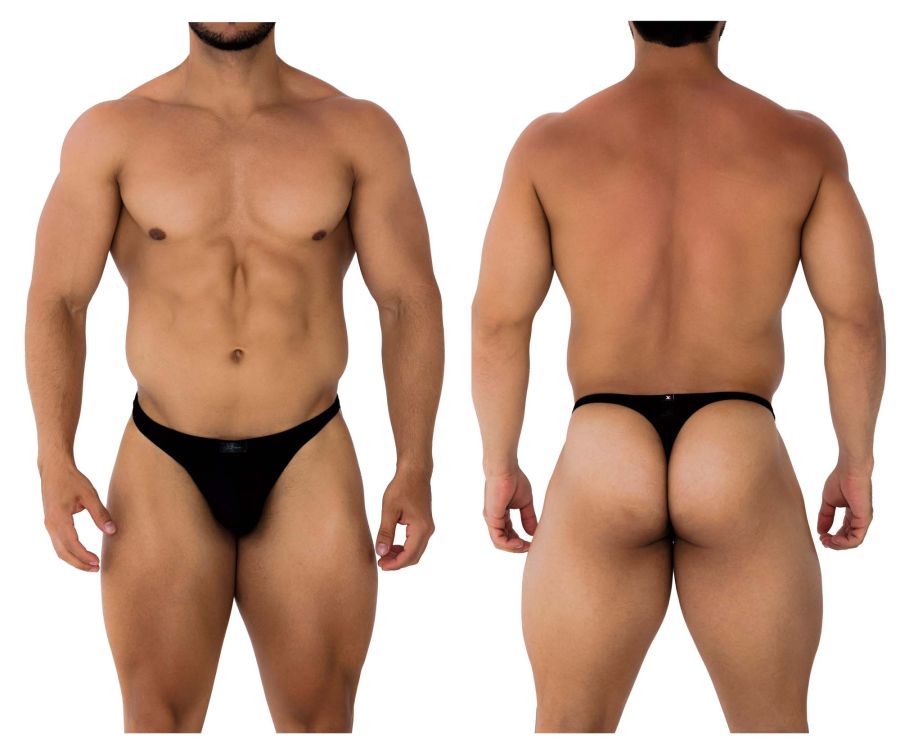 Xtremen 91176 Microfiber Thongs Color Black - DealByEthan.gay loves Xtremen