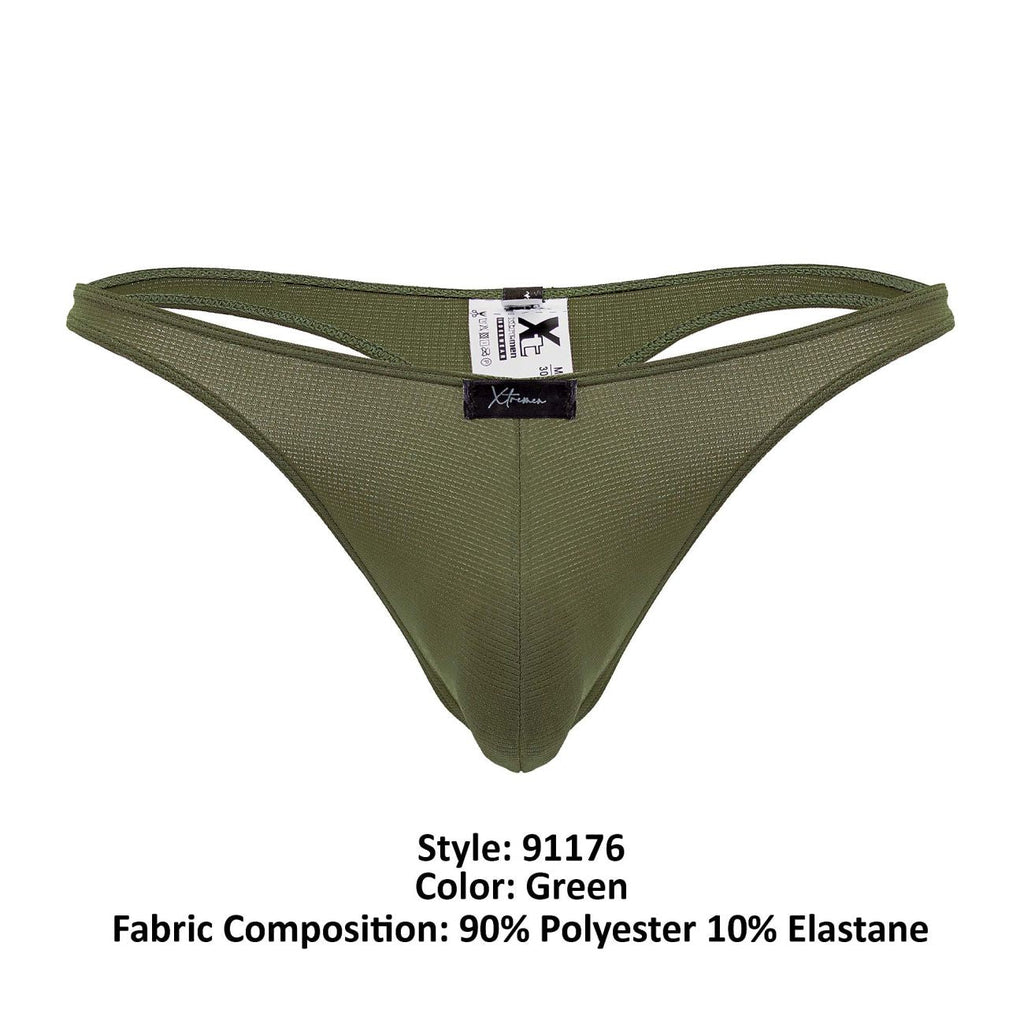 Xtremen 91176 Microfiber Thongs Color Green - DealByEthan.gay loves Xtremen