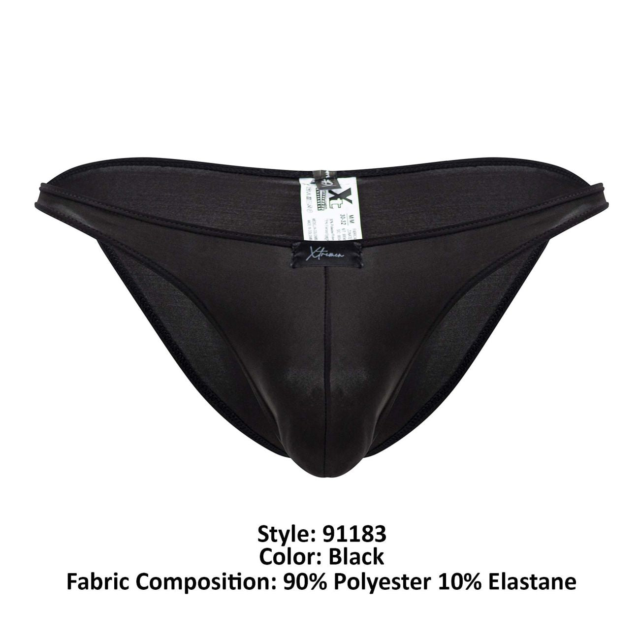 Xtremen 91183 Microfiber Bikini Color Black - DealByEthan.gay loves Xtremen