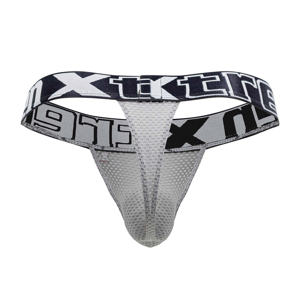 Xtremen 91184 Mesh Thongs Color Gray - DealByEthan.gay loves Xtremen