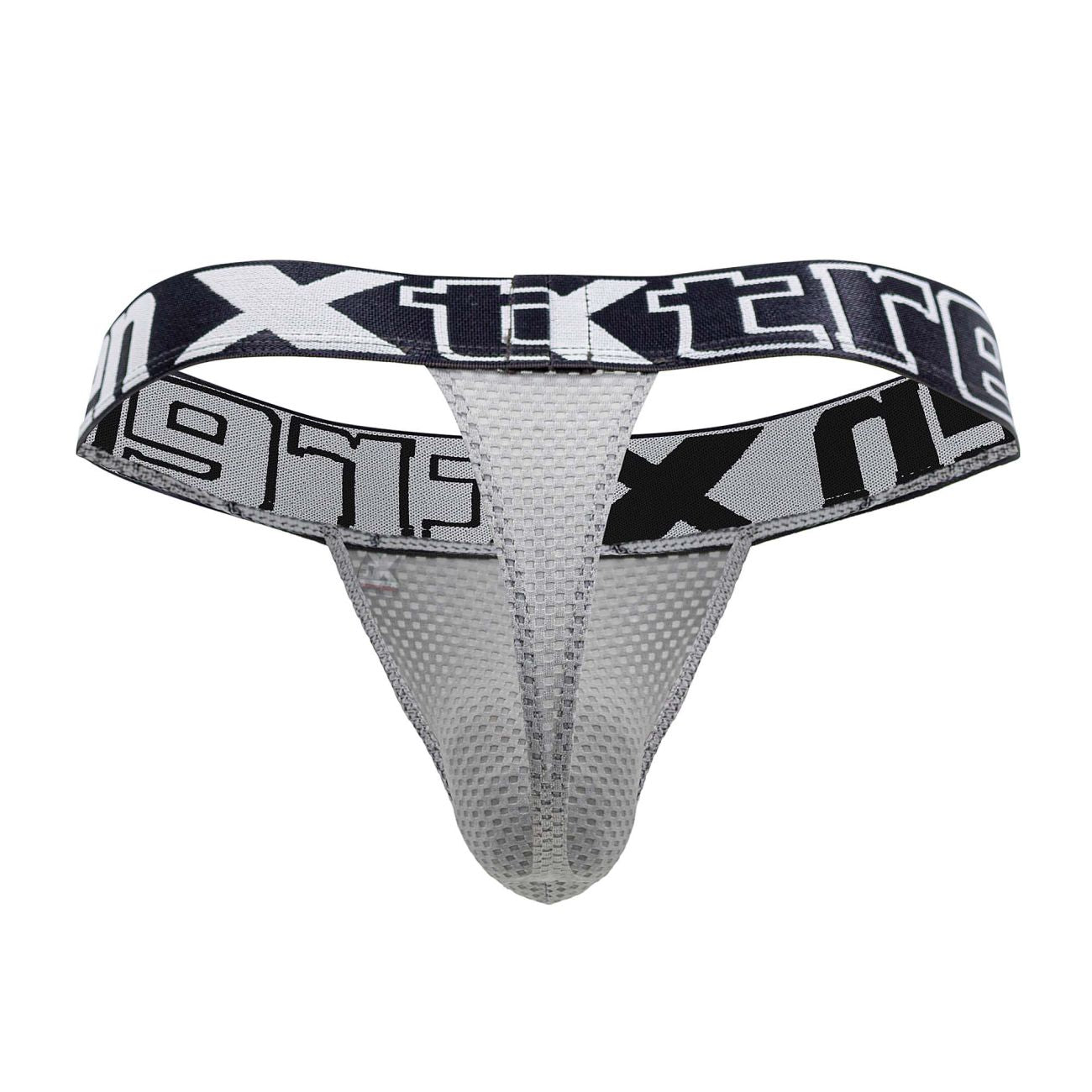 Xtremen 91184 Mesh Thongs Color Gray - DealByEthan.gay loves Xtremen