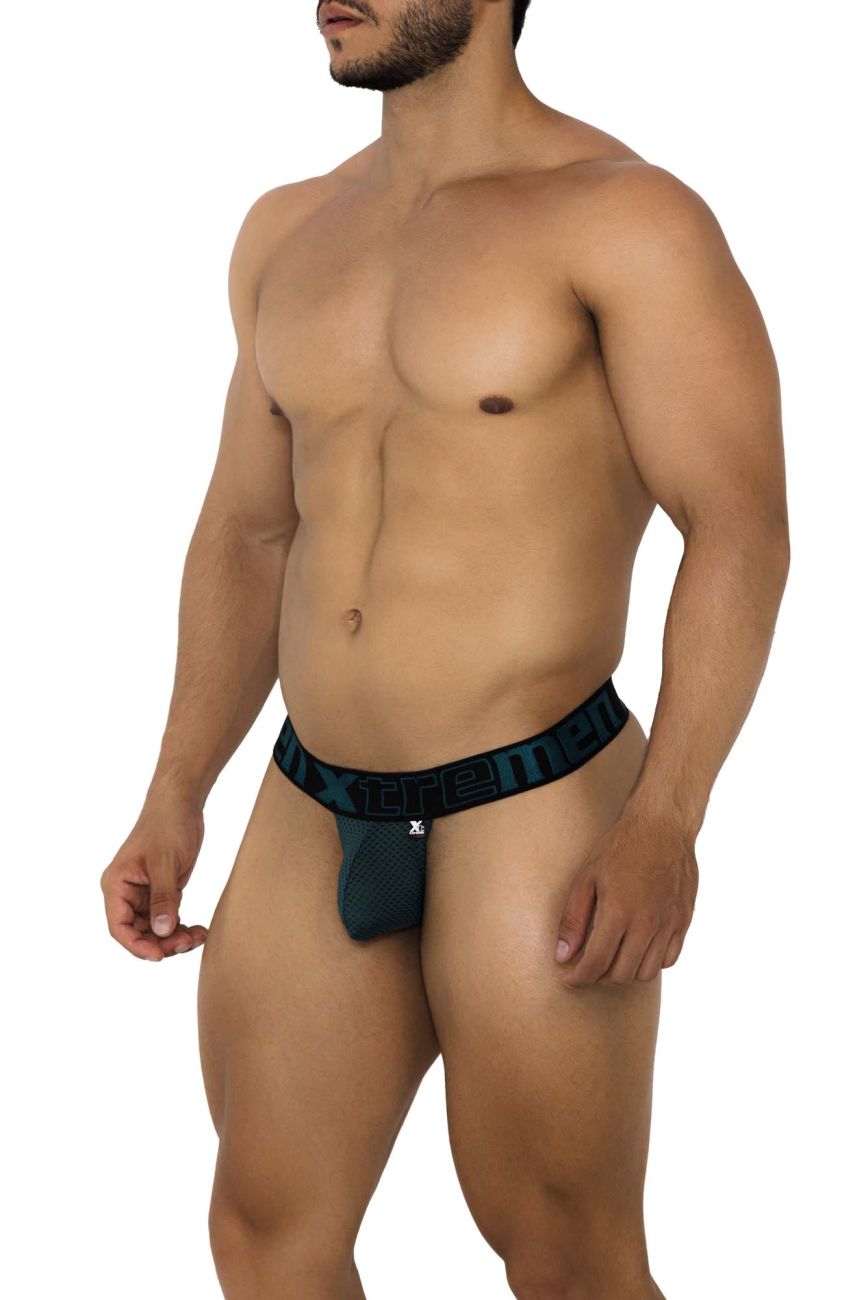 Xtremen 91184 Mesh Thongs Color Green - DealByEthan.gay loves Xtremen
