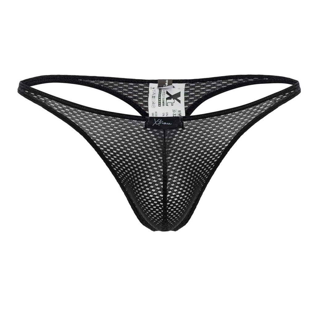 Xtremen 91185 Mesh Thongs Color Black - DealByEthan.gay loves Xtremen