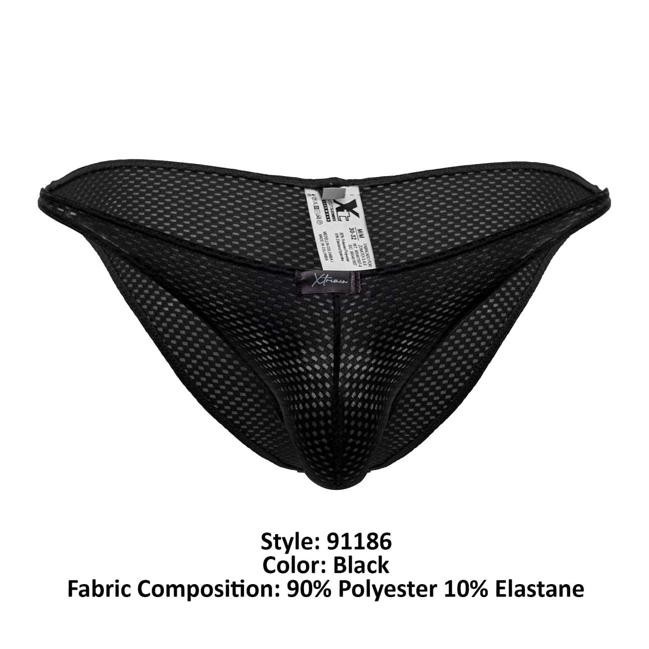 Xtremen 91186 Mesh Bikini Color Black - DealByEthan.gay loves Xtremen