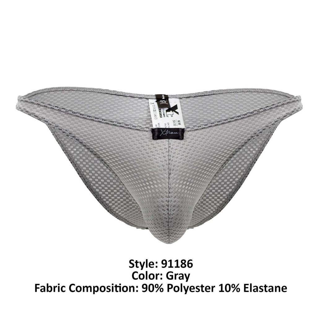 Xtremen 91186 Mesh Bikini Color Gray - DealByEthan.gay loves Xtremen
