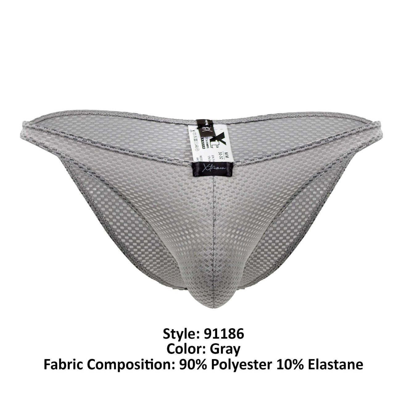 Xtremen 91186 Mesh Bikini Color Gray - DealByEthan.gay loves Xtremen