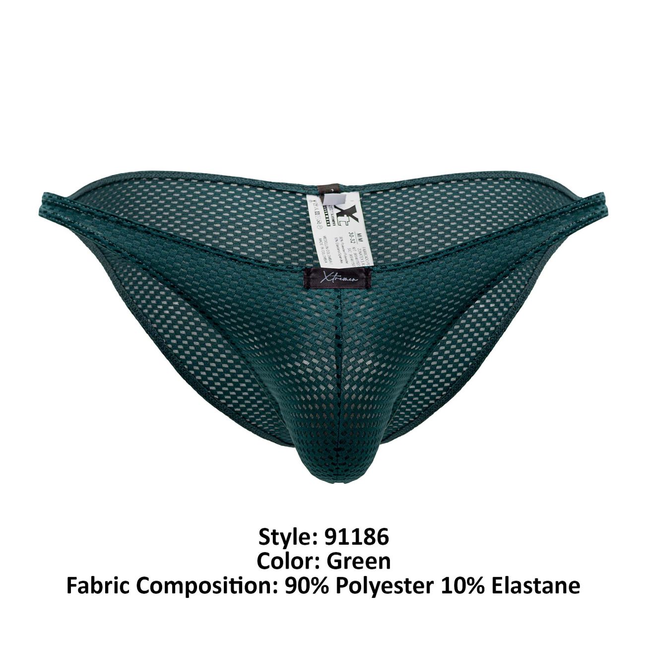 Xtremen 91186 Mesh Bikini Color Green - DealByEthan.gay loves Xtremen