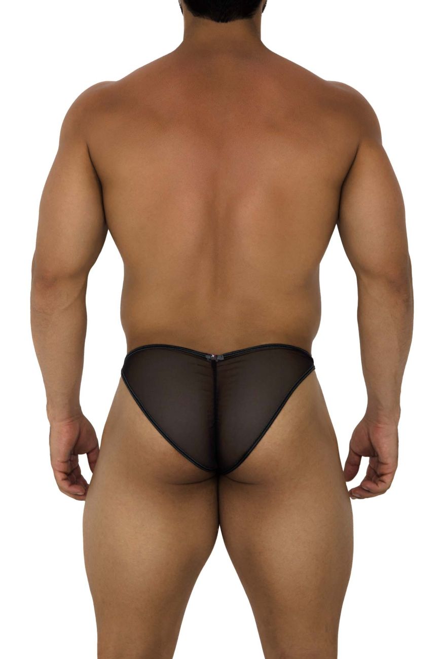 Xtremen 91187 Tulle Mesh Bikini Color Black - DealByEthan.gay loves Xtremen