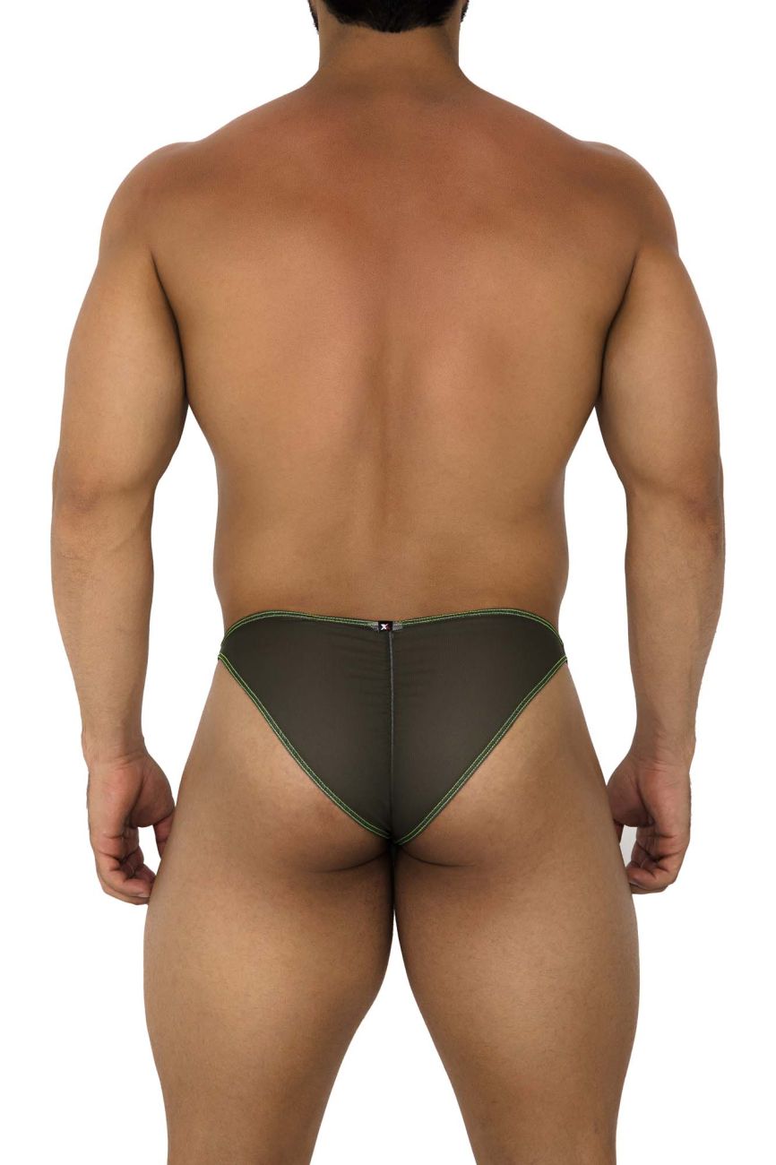 Xtremen 91187 Tulle Mesh Bikini Color Green - DealByEthan.gay loves Xtremen
