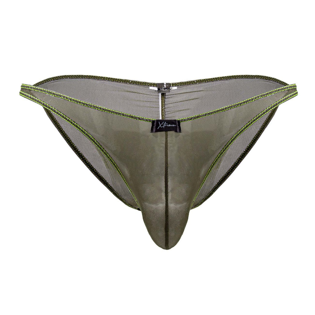 Xtremen 91187 Tulle Mesh Bikini Color Green - DealByEthan.gay loves Xtremen