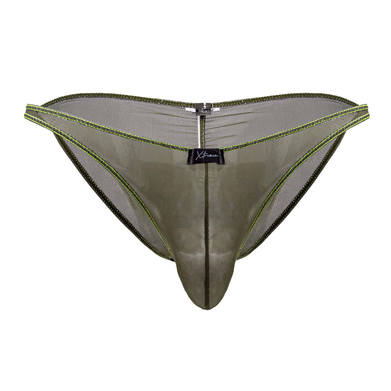 Xtremen 91187 Tulle Mesh Bikini Color Green - DealByEthan.gay loves Xtremen