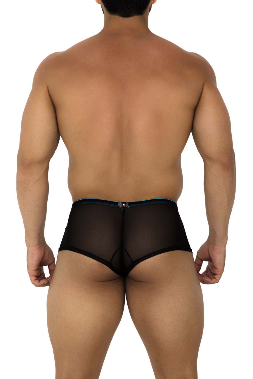 Xtremen 91188 Tulle Mesh Trunks Color Black - DealByEthan.gay loves Xtremen