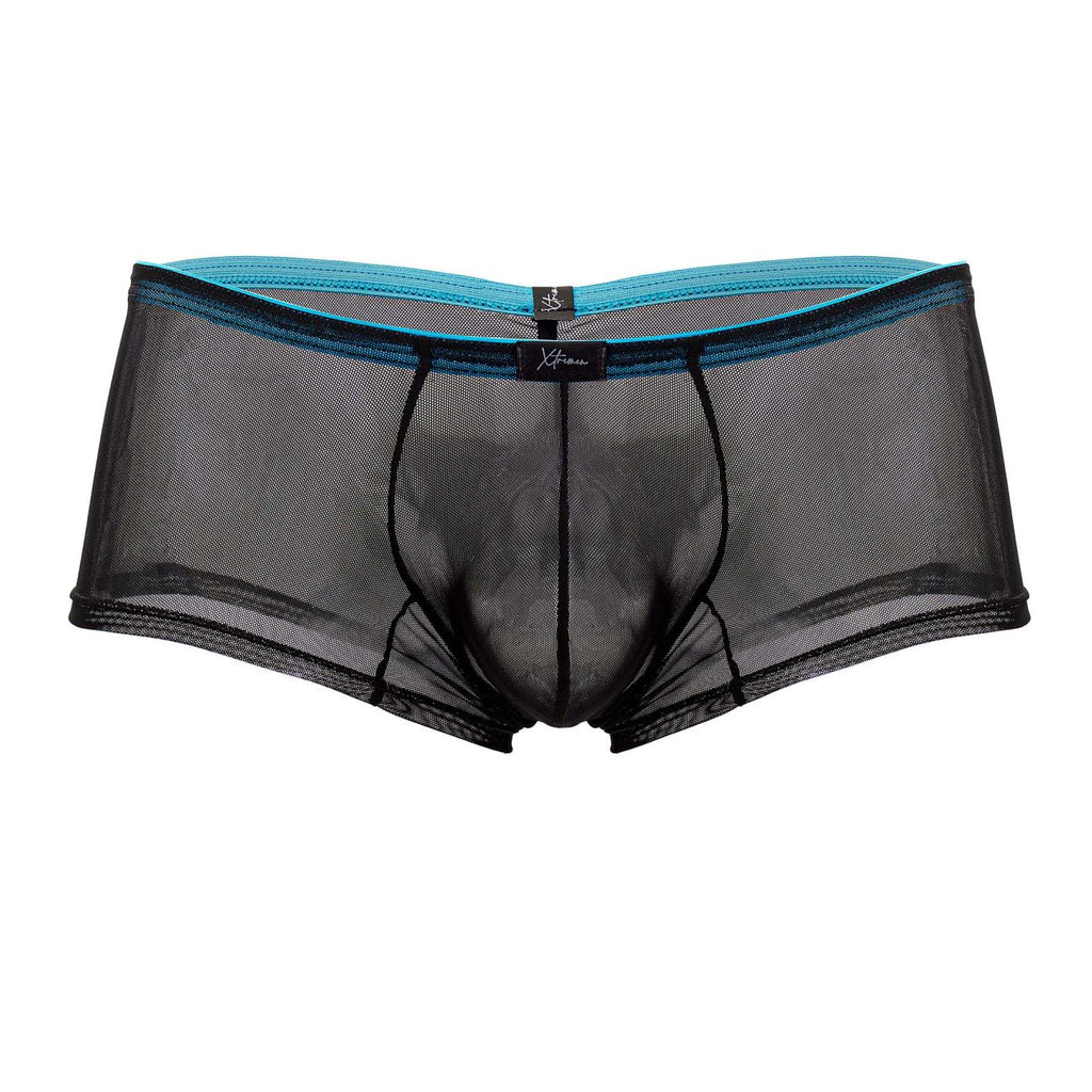 Xtremen 91188 Tulle Mesh Trunks Color Black - DealByEthan.gay loves Xtremen