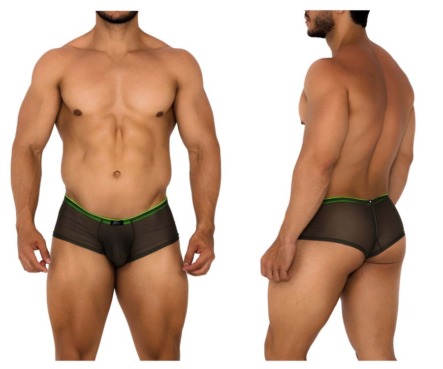 Xtremen 91188 Tulle Mesh Trunks Color Green - DealByEthan.gay loves Xtremen