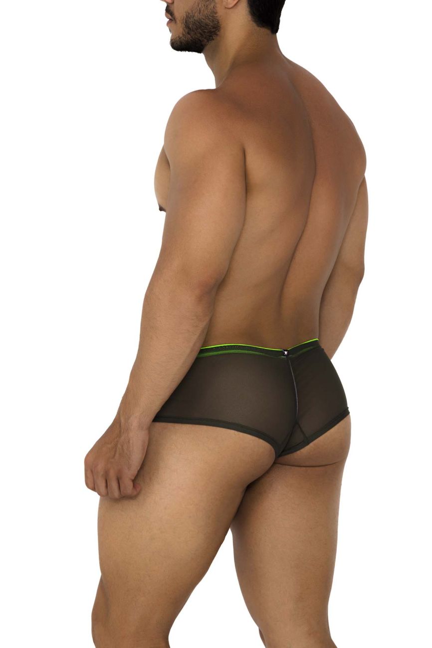Xtremen 91188 Tulle Mesh Trunks Color Green - DealByEthan.gay loves Xtremen