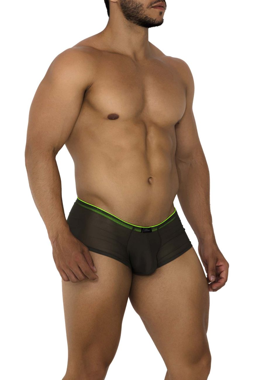 Xtremen 91188 Tulle Mesh Trunks Color Green - DealByEthan.gay loves Xtremen