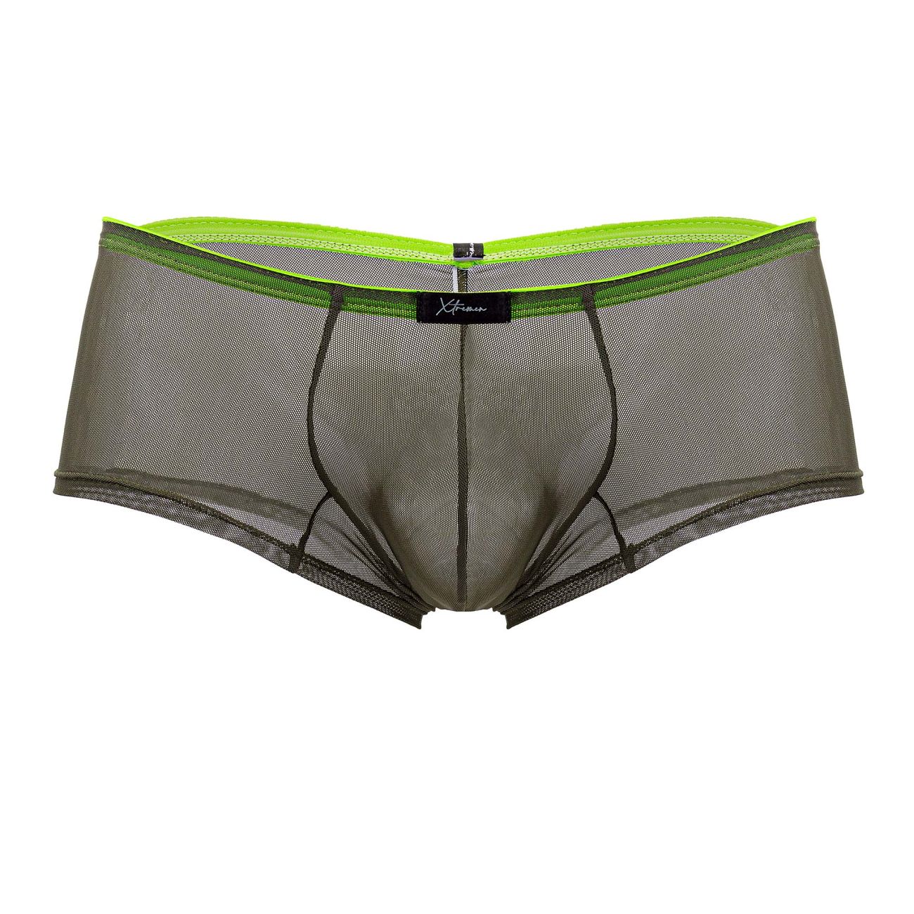 Xtremen 91188 Tulle Mesh Trunks Color Green - DealByEthan.gay loves Xtremen