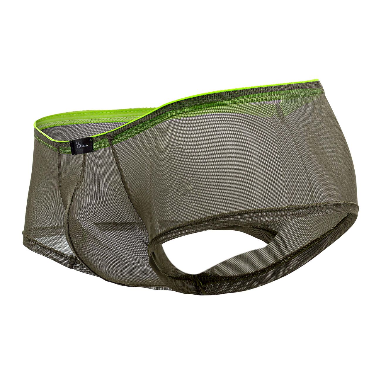 Xtremen 91188 Tulle Mesh Trunks Color Green - DealByEthan.gay loves Xtremen