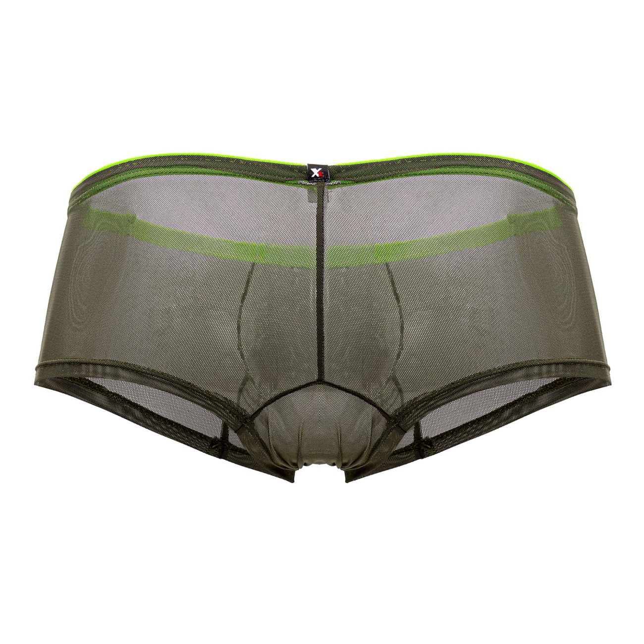 Xtremen 91188 Tulle Mesh Trunks Color Green - DealByEthan.gay loves Xtremen