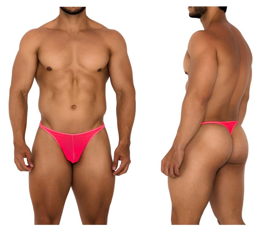 Xtremen 91189 Tulle Mesh Thongs Color Pink - DealByEthan.gay loves Xtremen