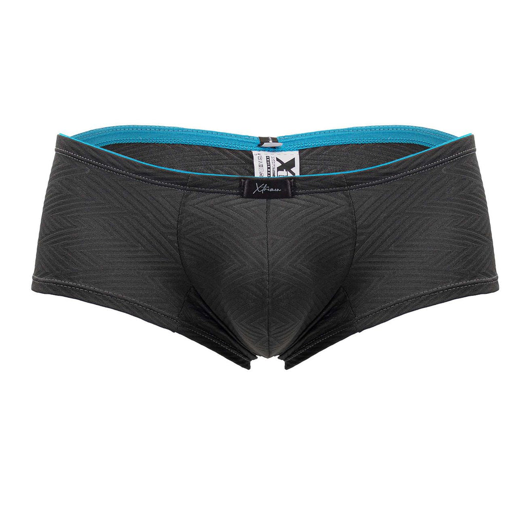 Xtremen 91190 Jacquard Trunks Color Gray - DealByEthan.gay loves Xtremen