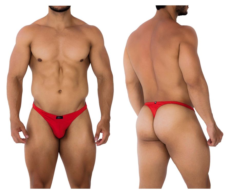 Xtremen 91191 Jacquard Thongs Color Red - DealByEthan.gay loves Xtremen