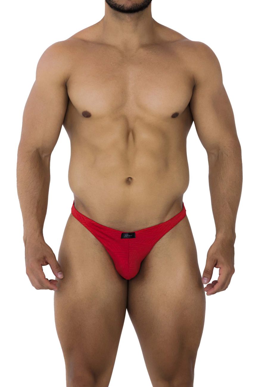 Xtremen 91191 Jacquard Thongs Color Red - DealByEthan.gay loves Xtremen