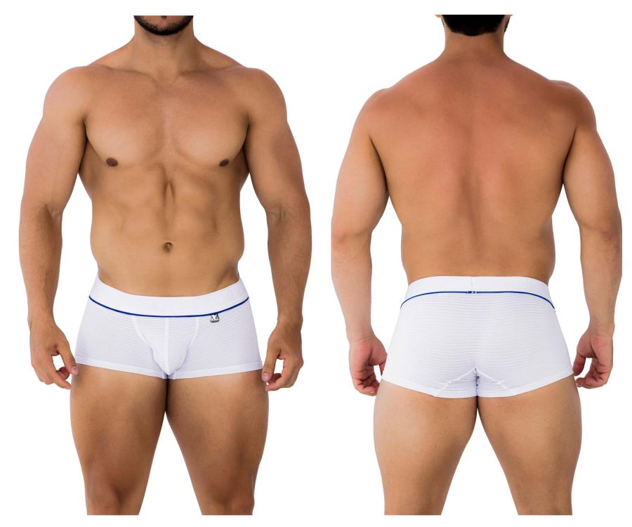 Xtremen 91196 Jacquard Trunks Color White - DealByEthan.gay loves Xtremen