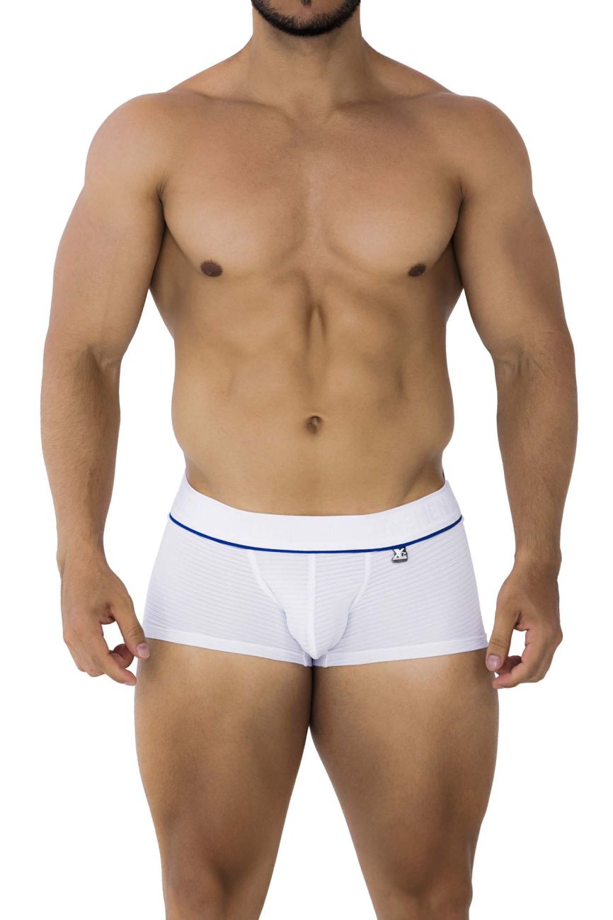 Xtremen 91196 Jacquard Trunks Color White - DealByEthan.gay loves Xtremen