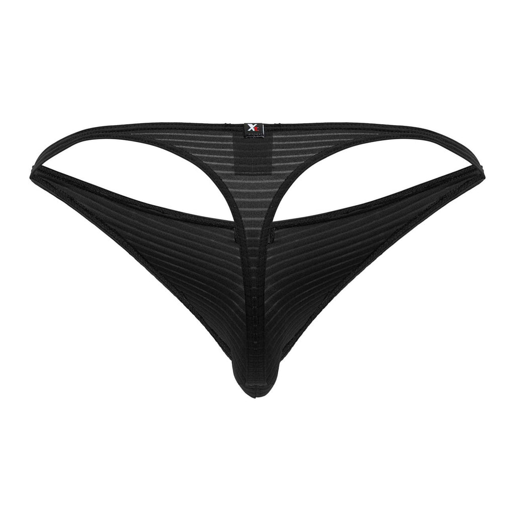 Xtremen 91198 Jacquard Thongs Color Black - DealByEthan.gay loves Xtremen