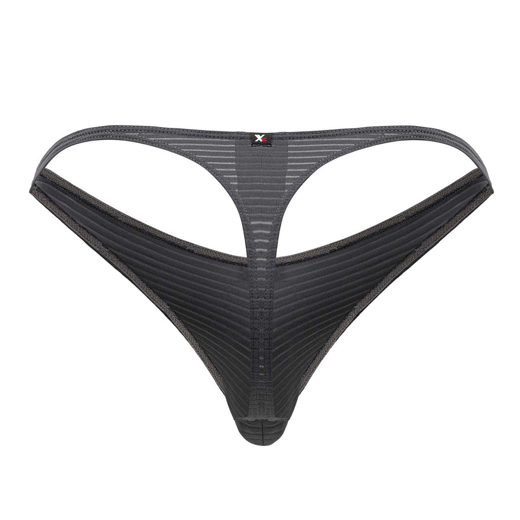 Xtremen 91198 Jacquard-Tangas Farbe Grau