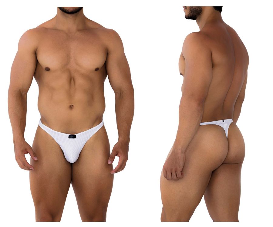 Xtremen 91198 Jacquard-Tangas Farbe Weiß