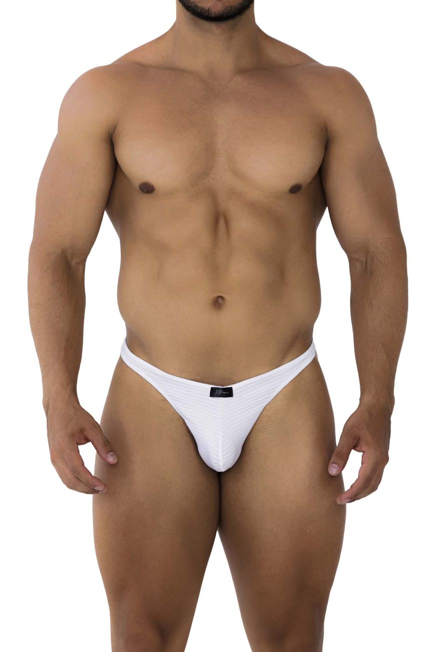 Xtremen 91198 Jacquard-Tangas Farbe Weiß