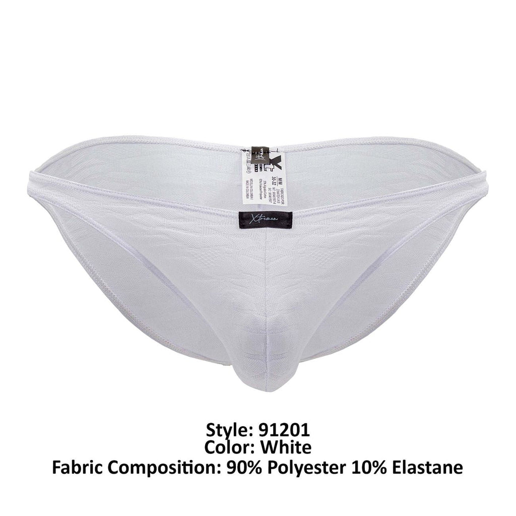 Xtremen 91201 Jacquard Bikini Farbe Weiß