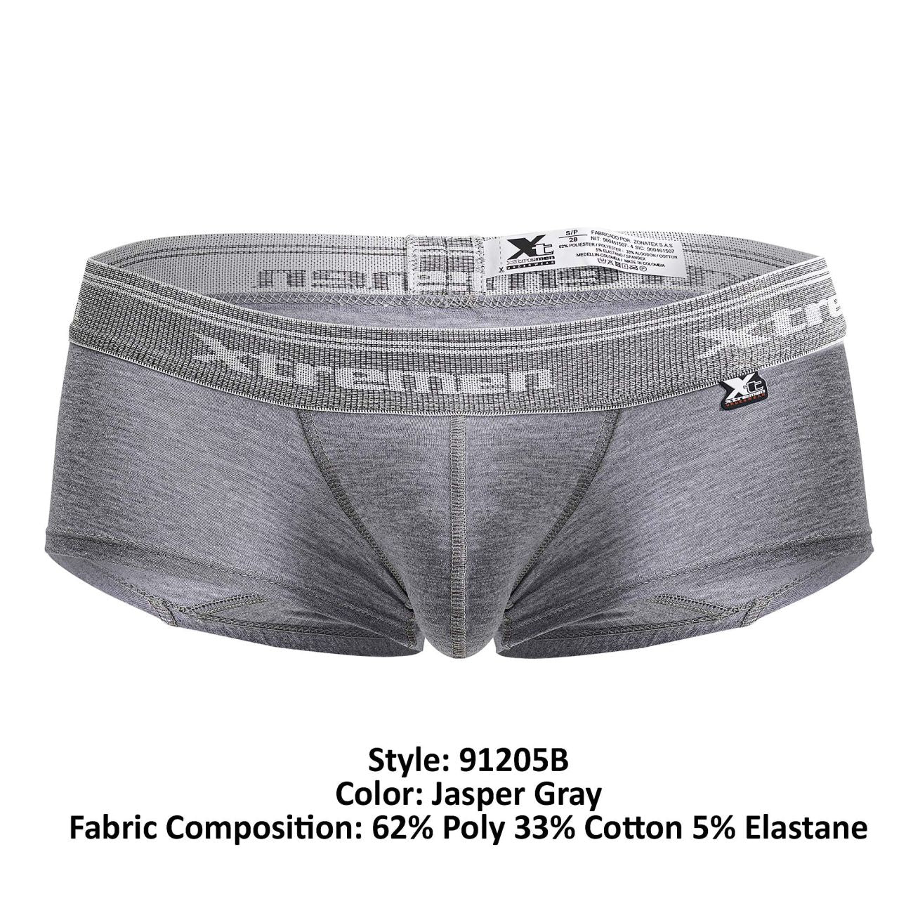 Xtremen 91205B Baumwollmischung Badehose Farbe Jasper Grau