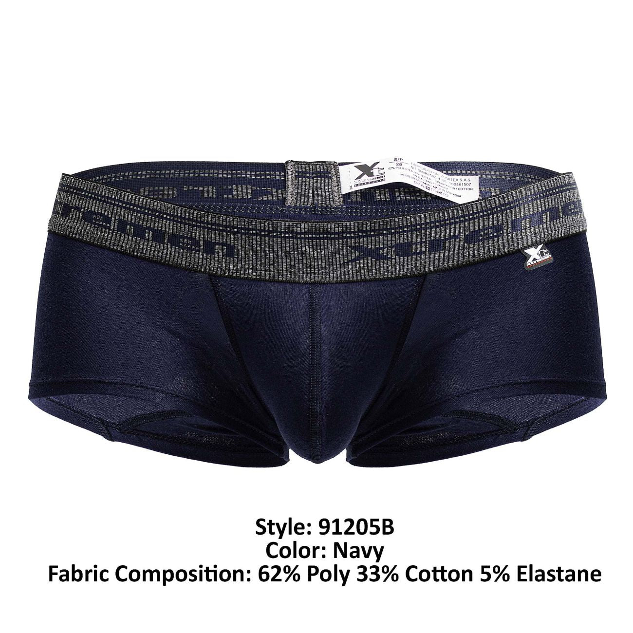 Xtremen 91205B Badehose aus Baumwollmischung, Farbe Marineblau