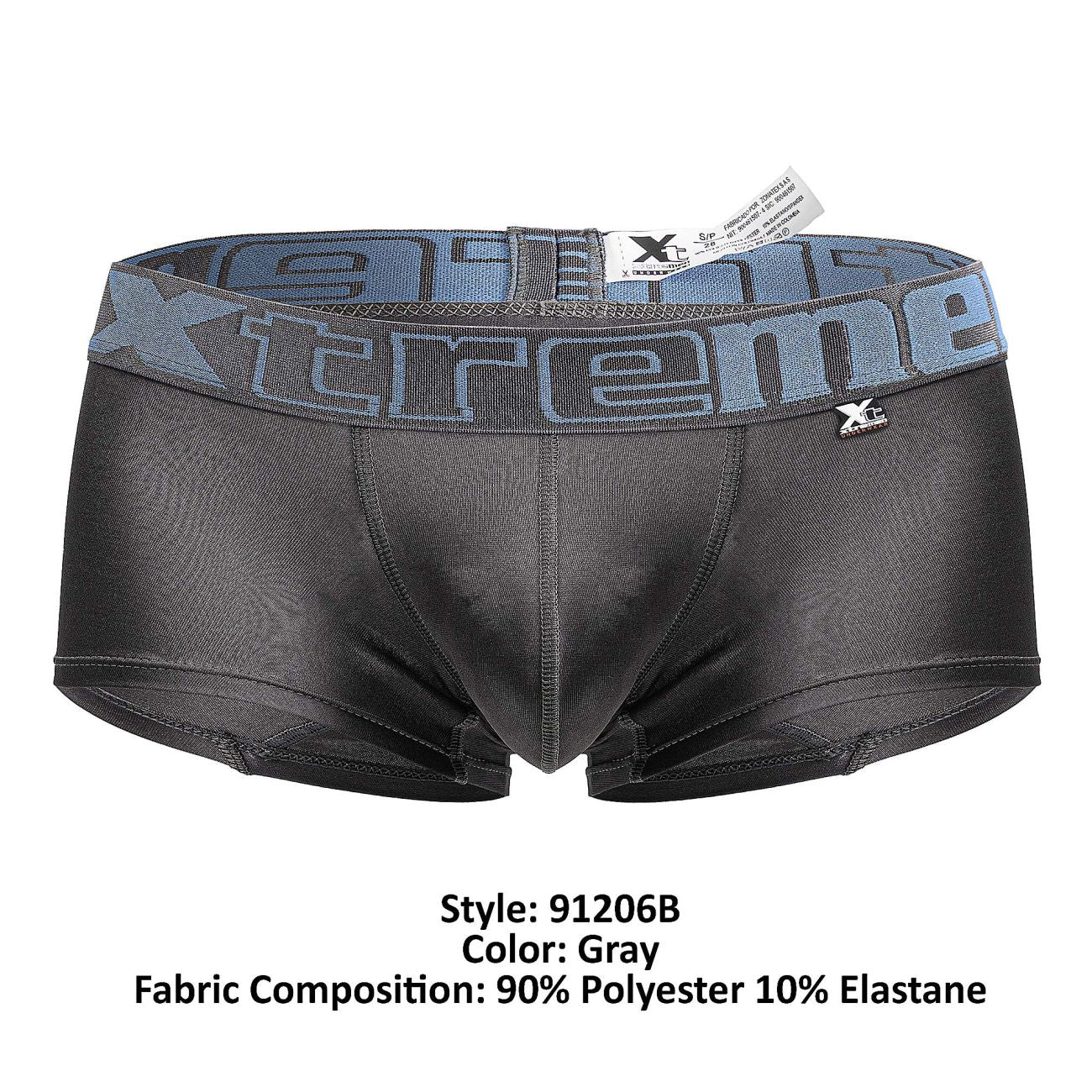 Xtremen 91206B Mikrofaser-Badehose, Farbe Grau