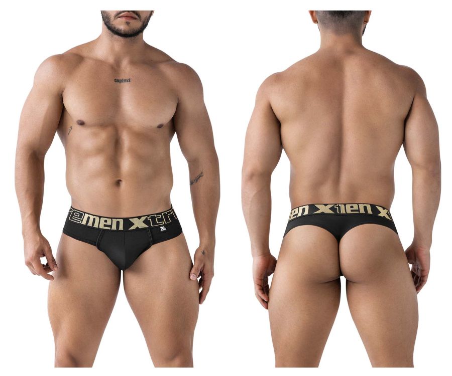 Xtremen 91208B Mikrofaser-Strings Farbe Schwarz