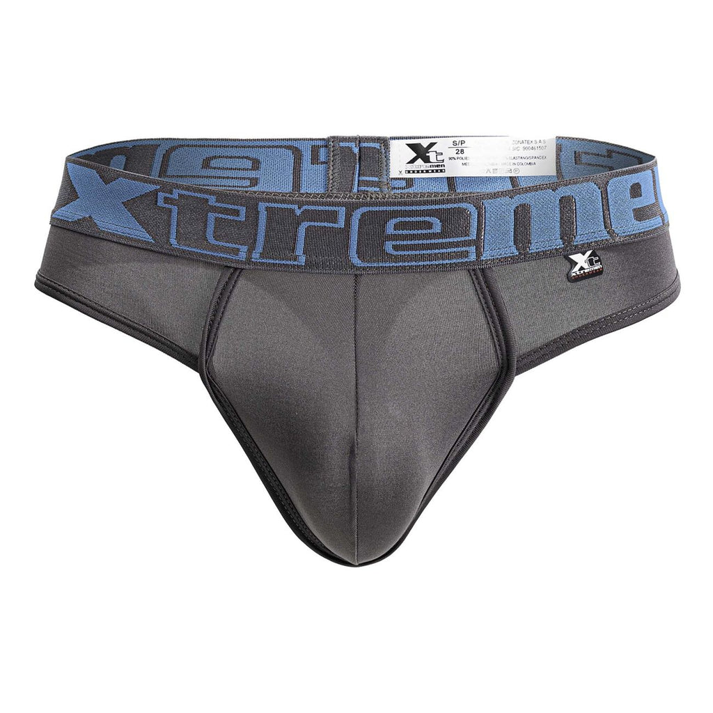 Xtremen 91208B Mikrofaser-Strings Farbe Grau