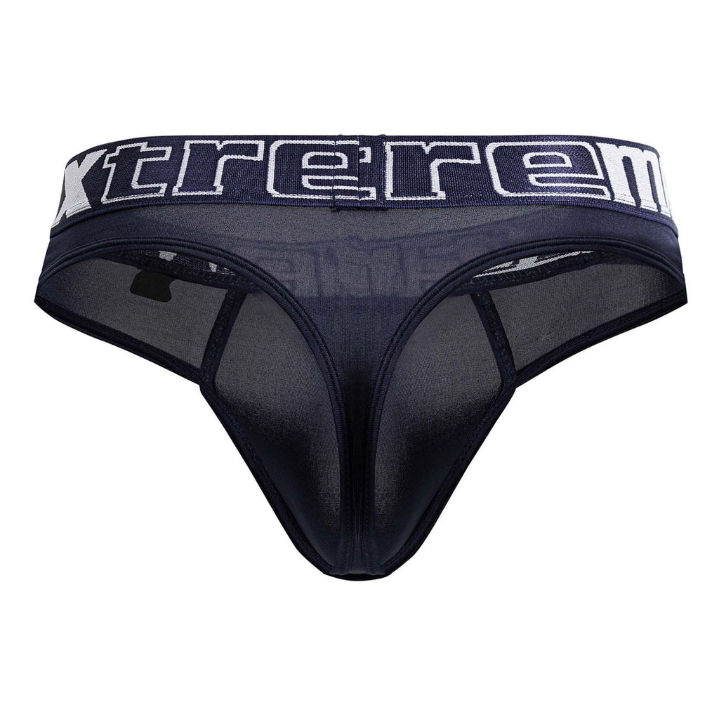 Xtremen 91208B Mikrofaser-Strings, Farbe Marineblau