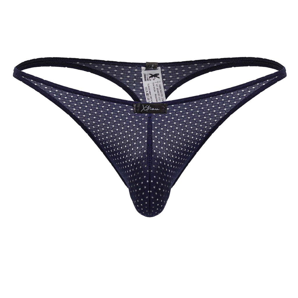 Xtremen 91214B Mikrofaser-Strings Farbe Dunkelblau