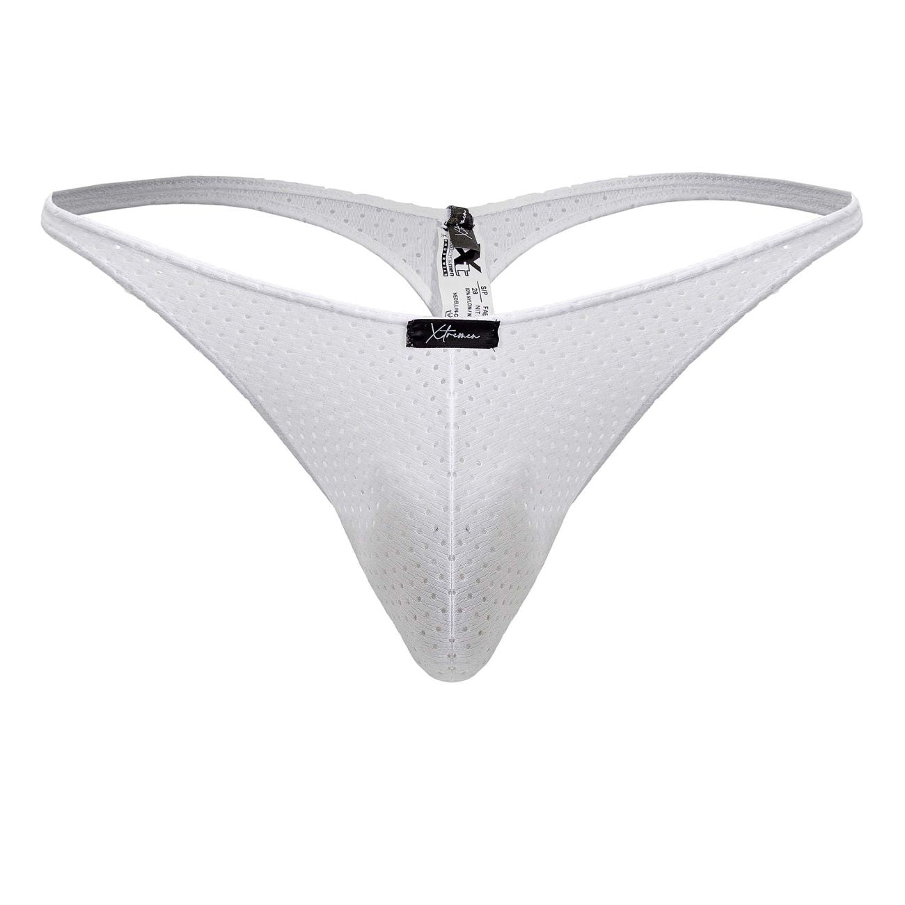 Xtremen 91214B Mikrofaser-Strings Farbe Weiß